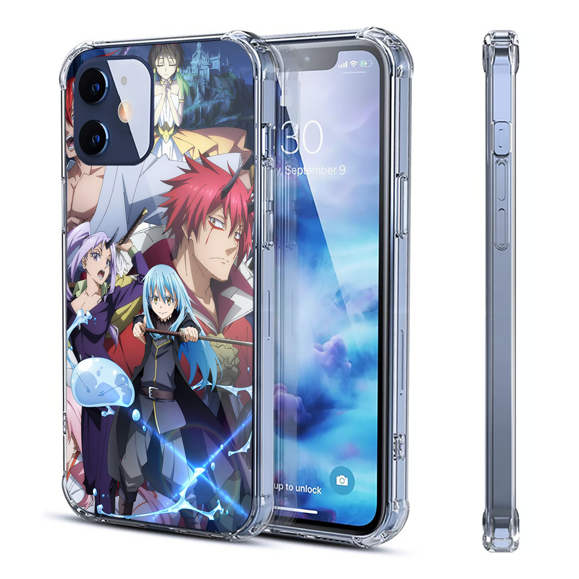 （画像用） 転スラ Regarding Reincarnated to Slime 【iPhone 12シリーズ対応】透明スマホケース（クリアソフトケース）